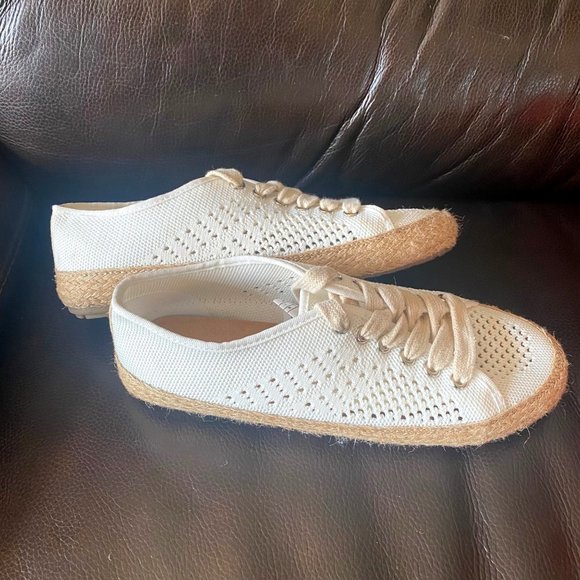Emu Australia Agonis Mac‎ ever natural ivory espadrille sneaker size 8 womens - Picture 1 of 8